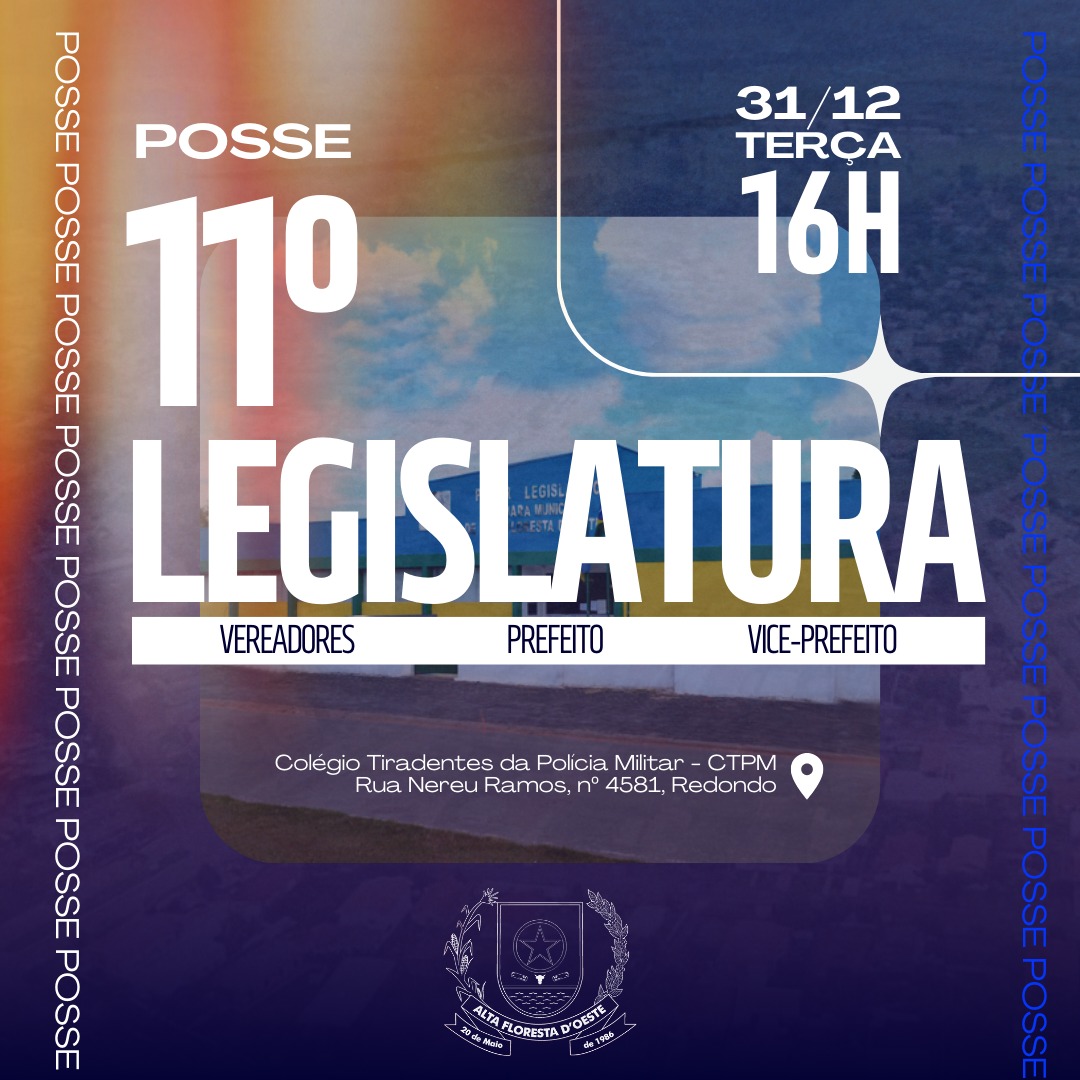 Sessão Solene de instalação da 11ª Legislatura